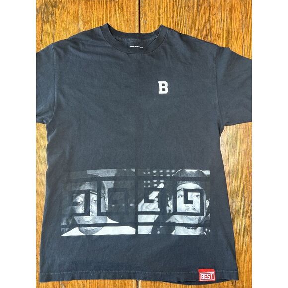 Breezy Excursion Best T Shirt Black Tupac Notorious BIG Mens L Large 90s Rap - Picture 1 of 16